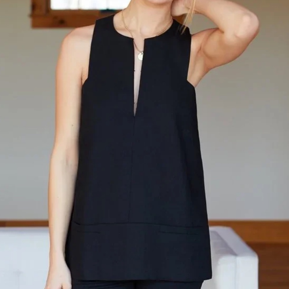 Black Emerson Fry Portia Mod Top